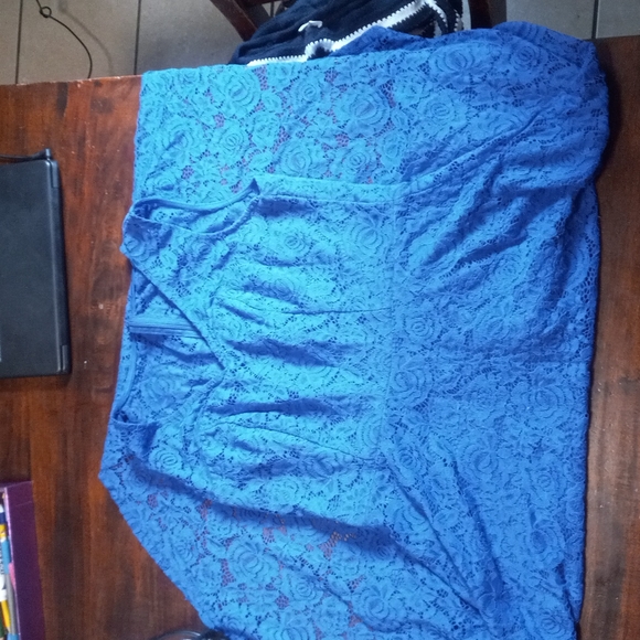 Blue rose lace dress - Picture 1 of 1